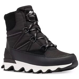 Sorel Women’s Retro High Top Cozy Kinetic Black & White Ankle Boots size 6